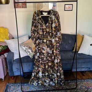 Anthropologie maxi dress